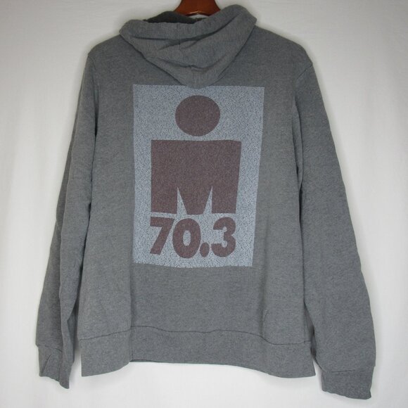 Ironman Tri Cities Washington 70.3 2024 Gray Hoodie Sweatshirt Women's XL XLarge - Picture 7 of 8